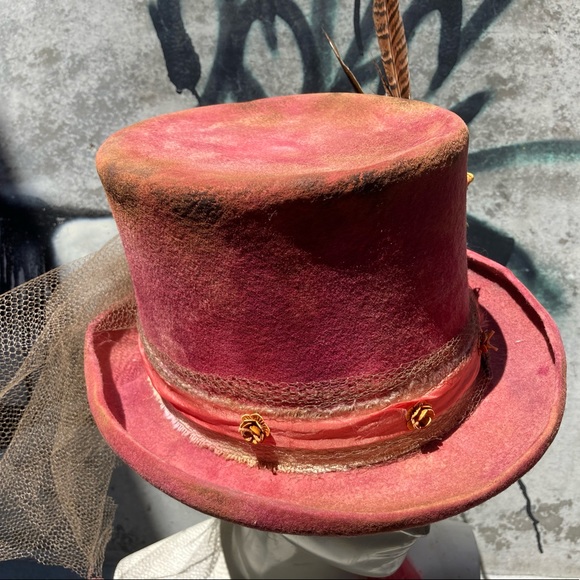 ROSES & RUST Custom Vintage Top Hat - Picture 13 of 16
